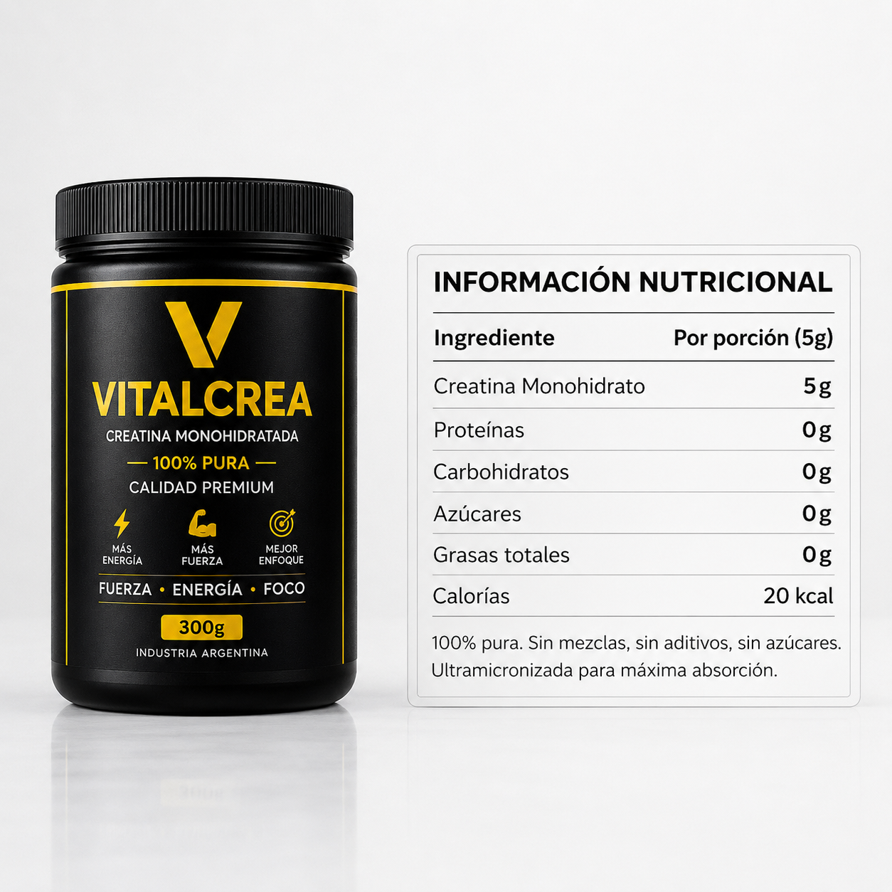 Vitalcrea® — Potenciá tu fuerza, energía y rendimiento.